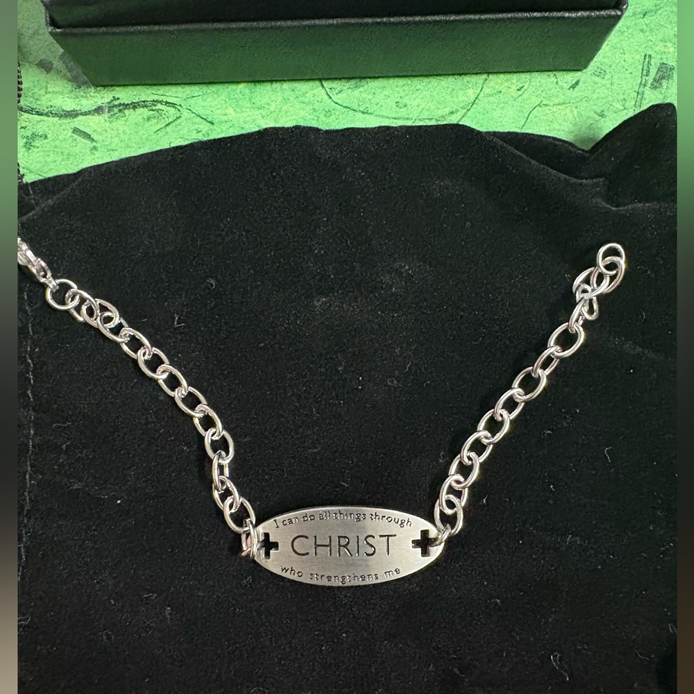 Michael Anthony “Christ” Silver-tone Bracelet NEW Never used